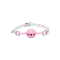 Ouch! Paris - Ballgag med pustehull - Rosa 