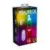 Realrock - Oppladbar vibrator uten pung - LED lys - 6"