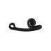 SVibe - Snail vibe  Curve - Rabbitvibrator - Sort 