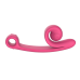 SVibe - Snail vibe  Curve - Rabbitvibrator - Rosa